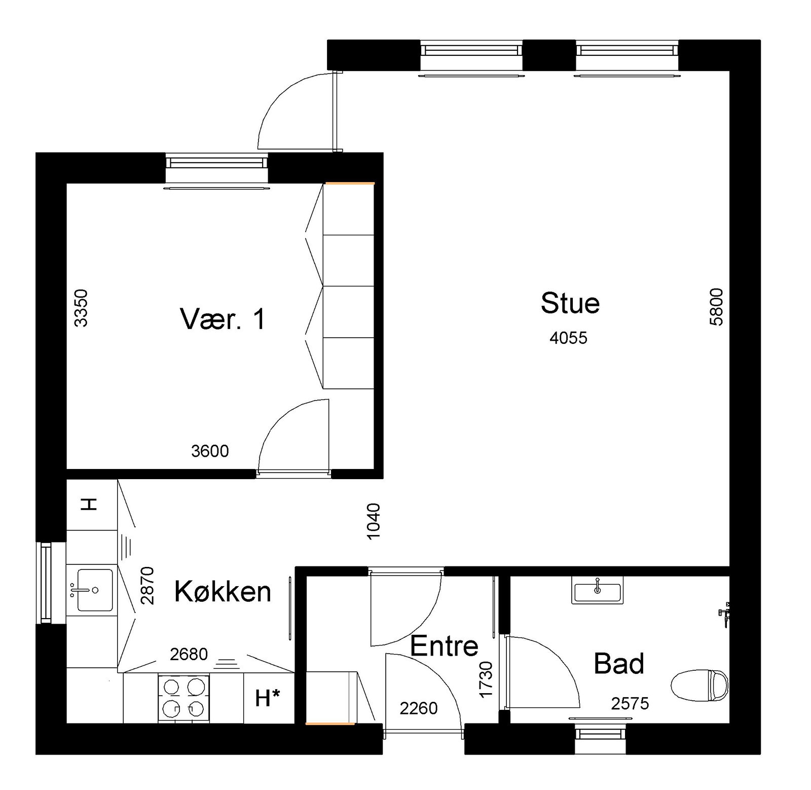 Visual presentation of the listing