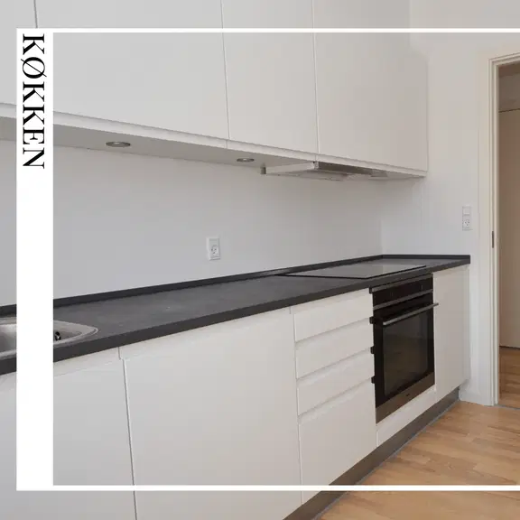 apartment Lys 3-værelses lejlighed med altan og parkering