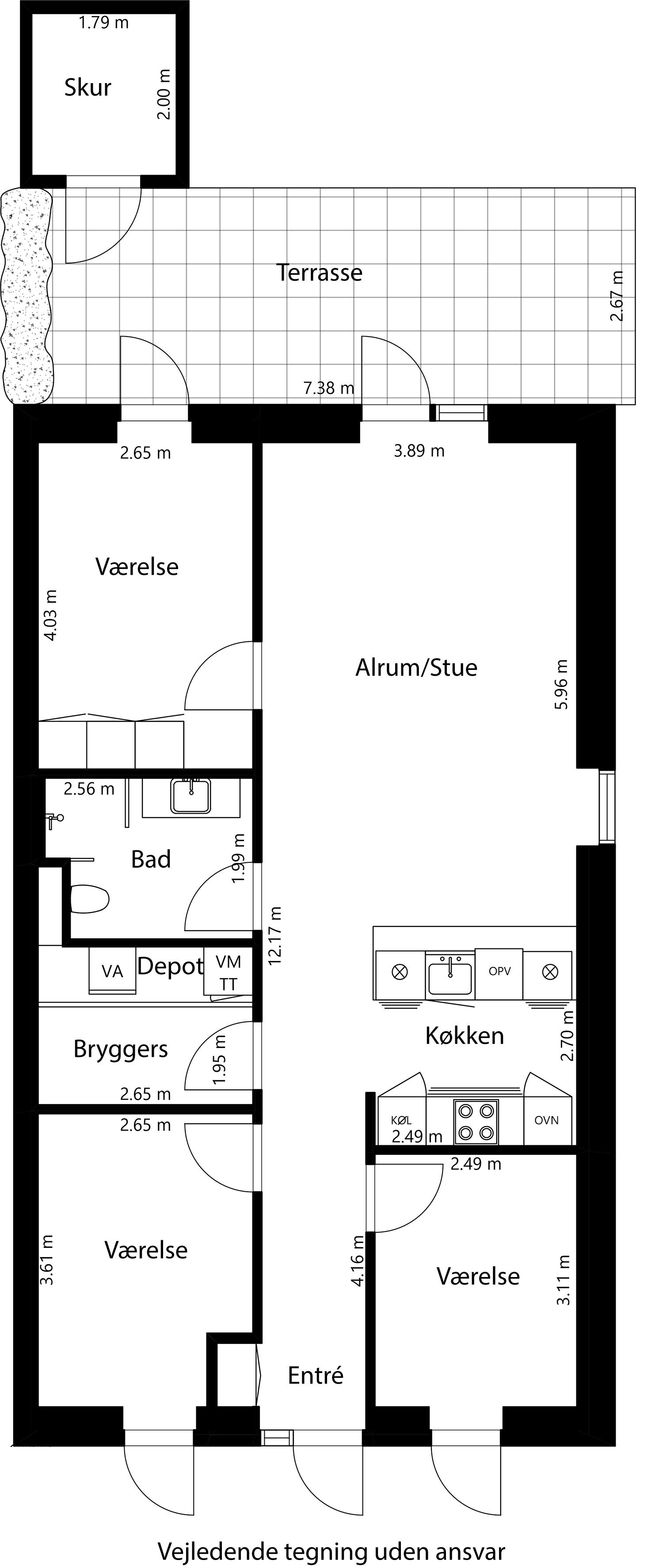 Visual presentation of the listing