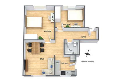 Visual presentation of the listing