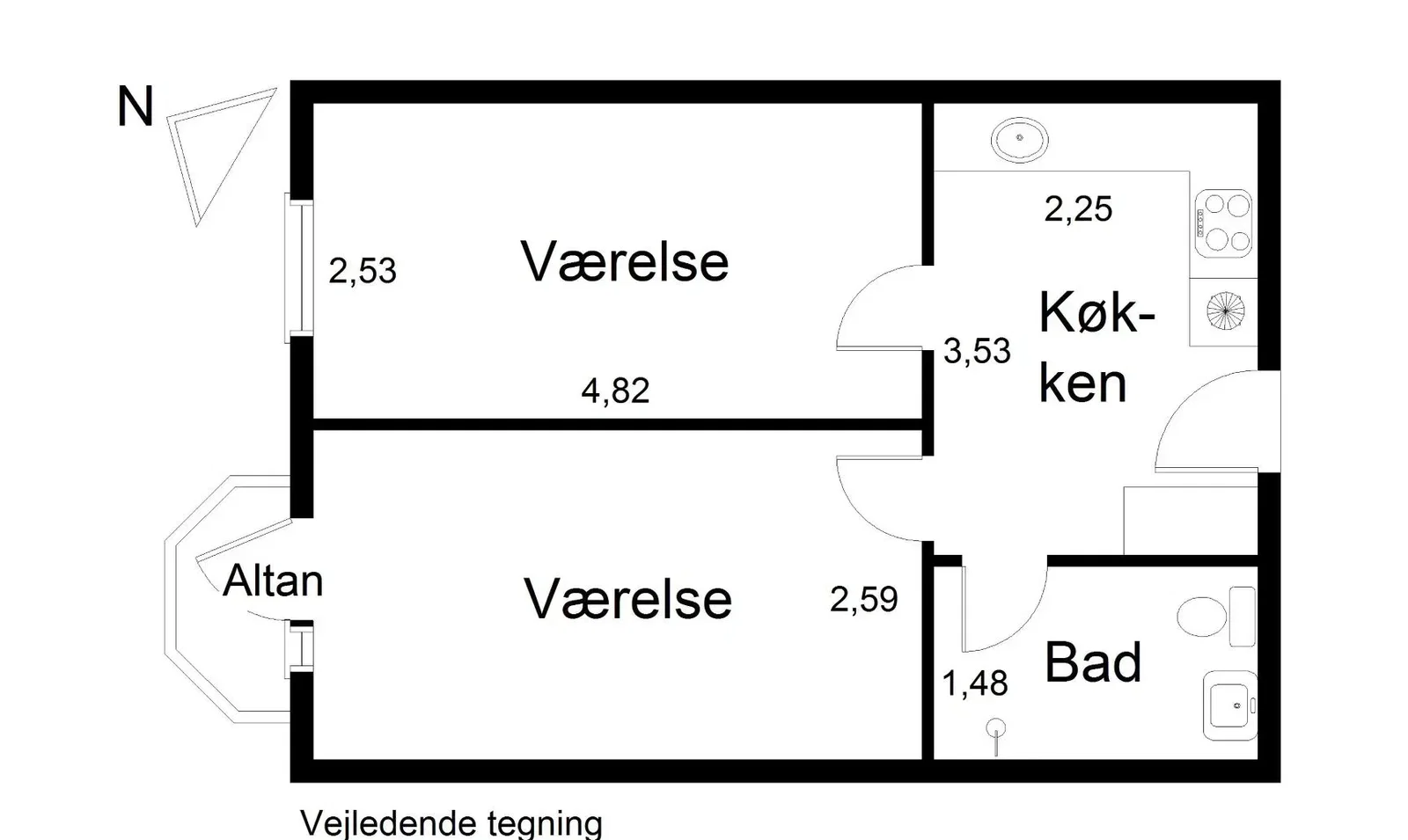 Visual presentation of the listing