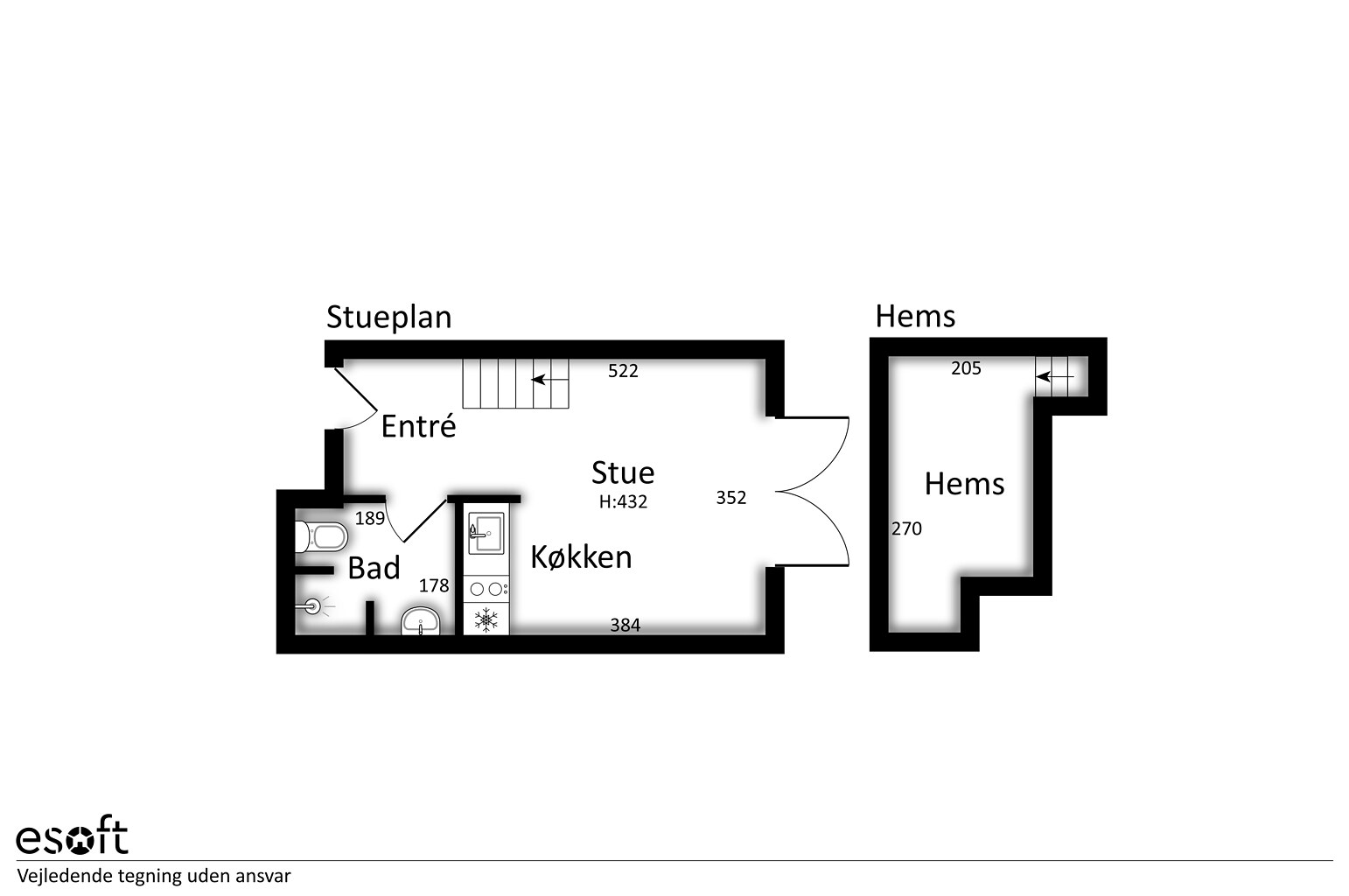 Visual presentation of the listing