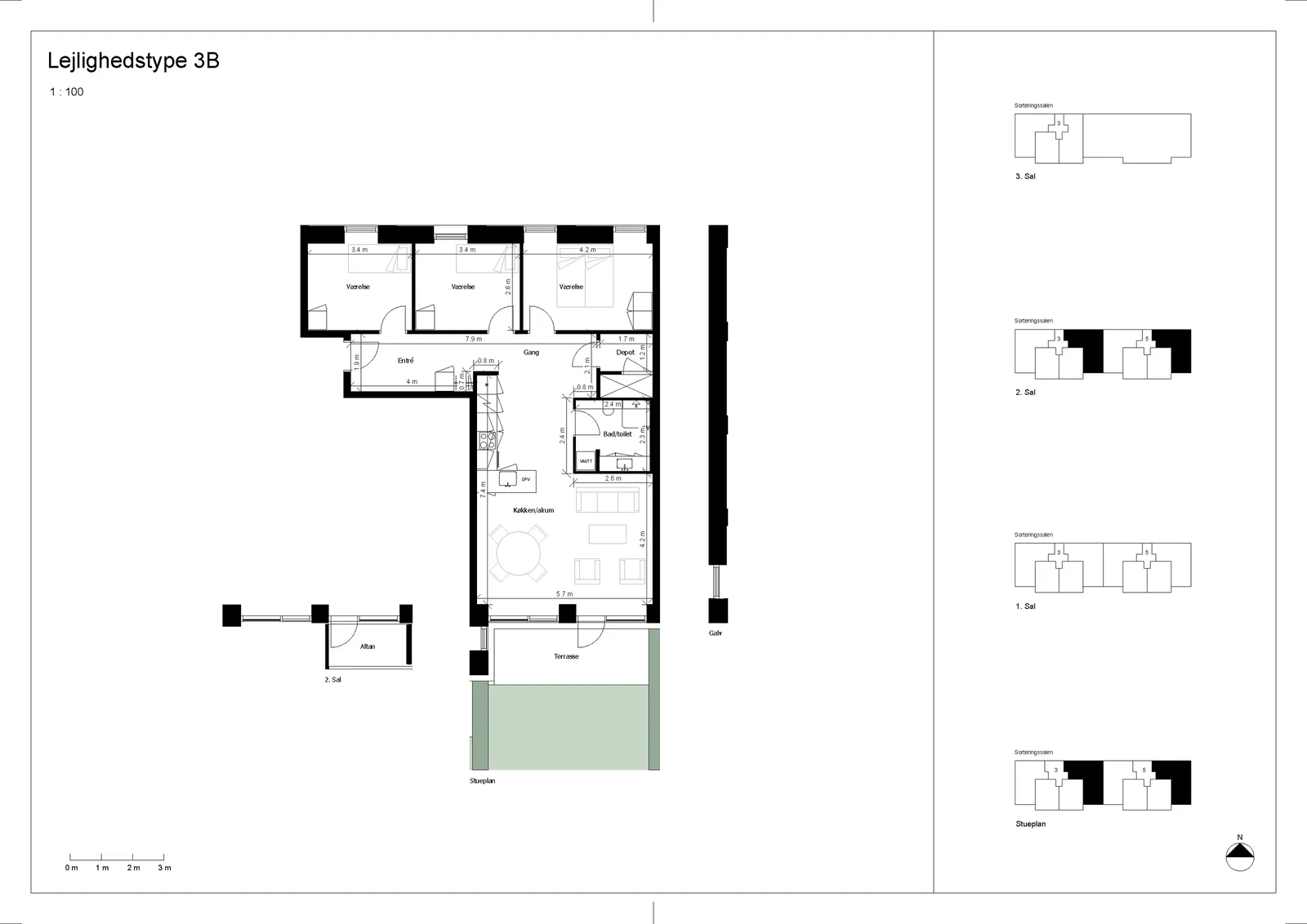 Visual presentation of the listing