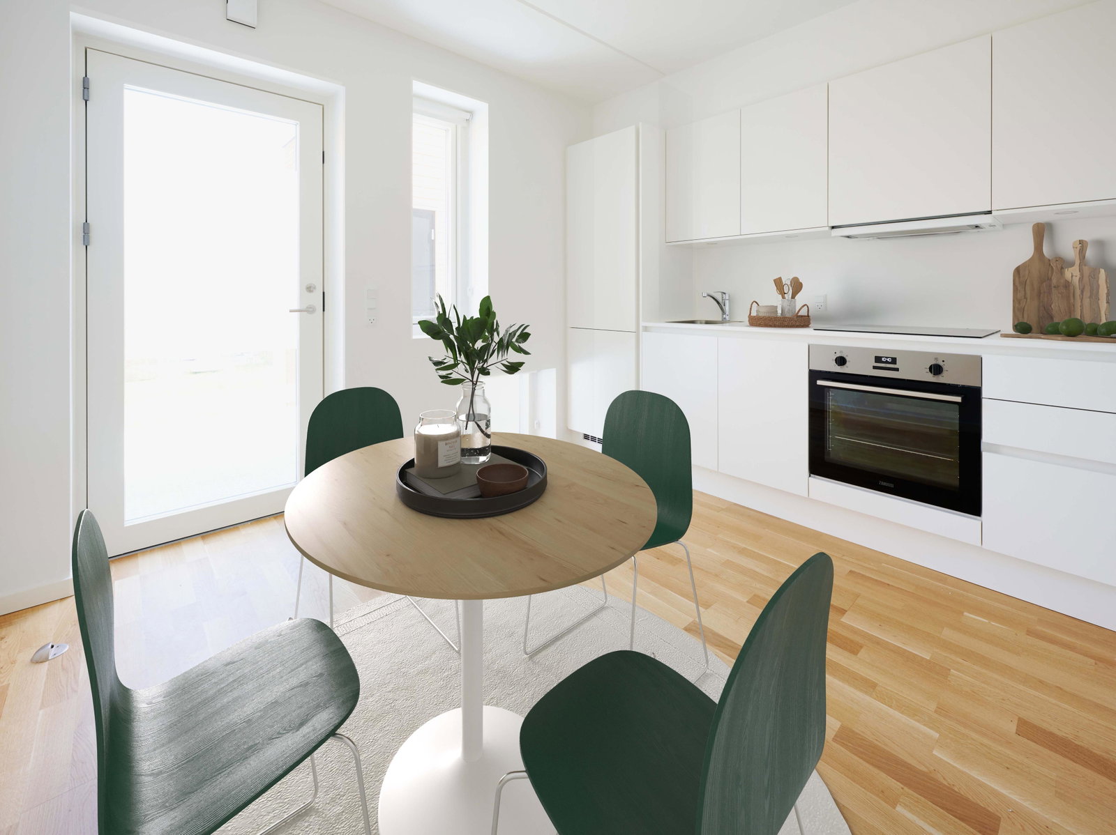 apartment Lys 2-værelses med altan nær Aarhus C