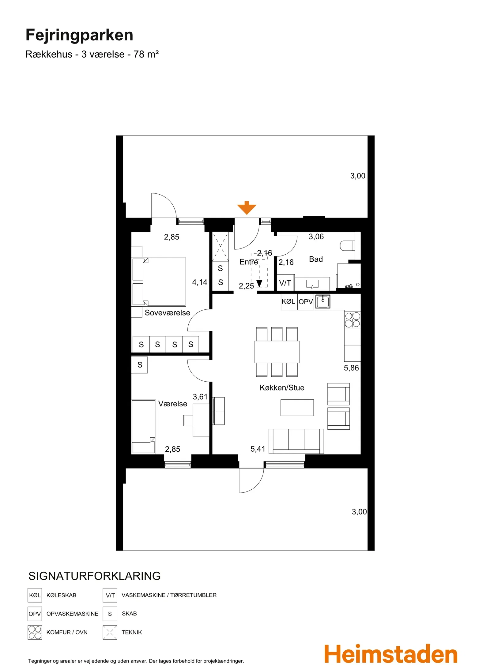 Visual presentation of the listing