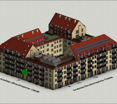 Lys lejlighed med gode planløsninger - Andrea Brochmanns Gade, København SV - 1