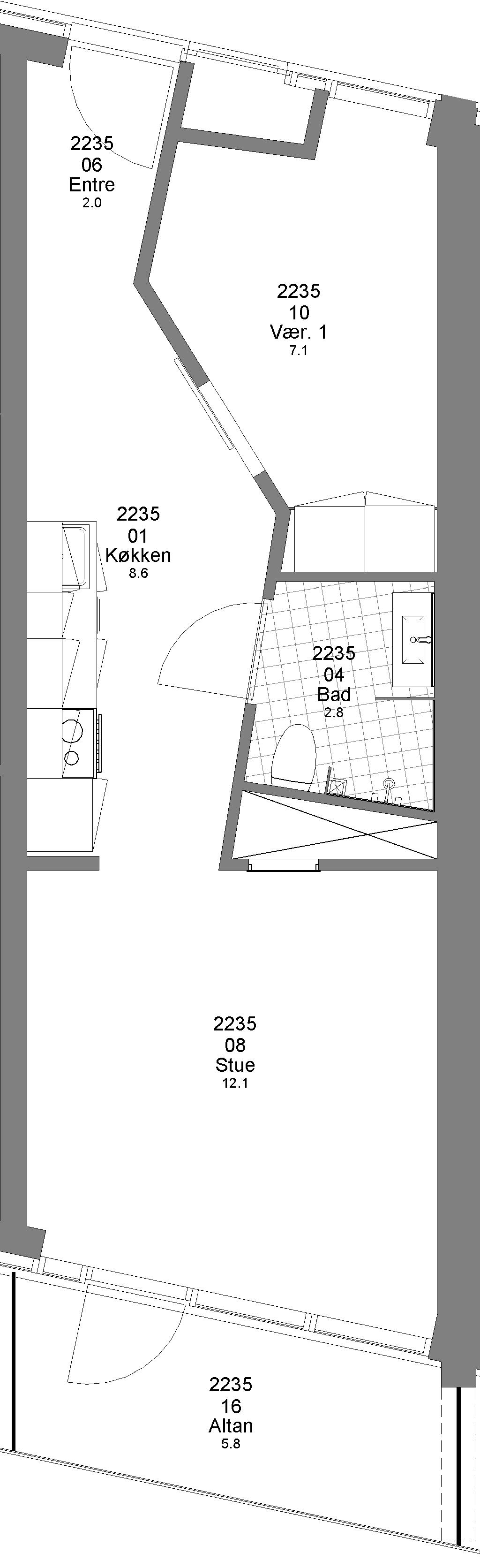Visual presentation of the listing