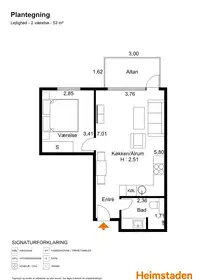 Visual presentation of the listing