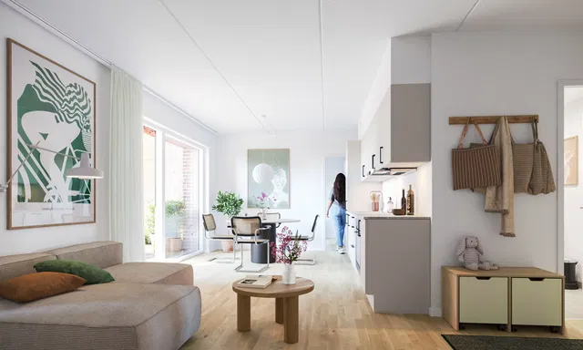 apartment Bright and Inviting Apartment in Hvidovre