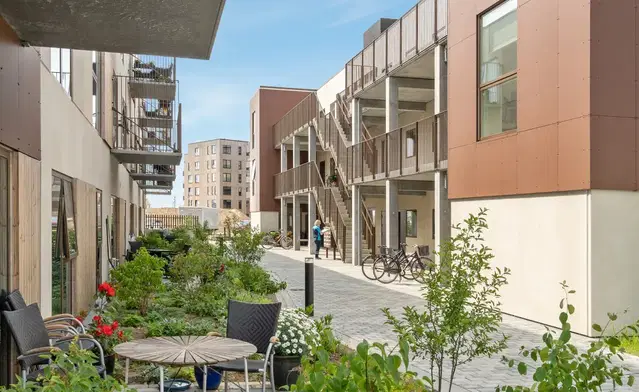apartment Central 2-værelses bolig med terrasse i Fredericia