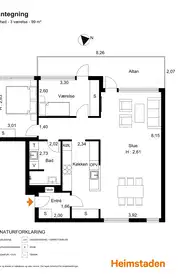 Visual presentation of the listing