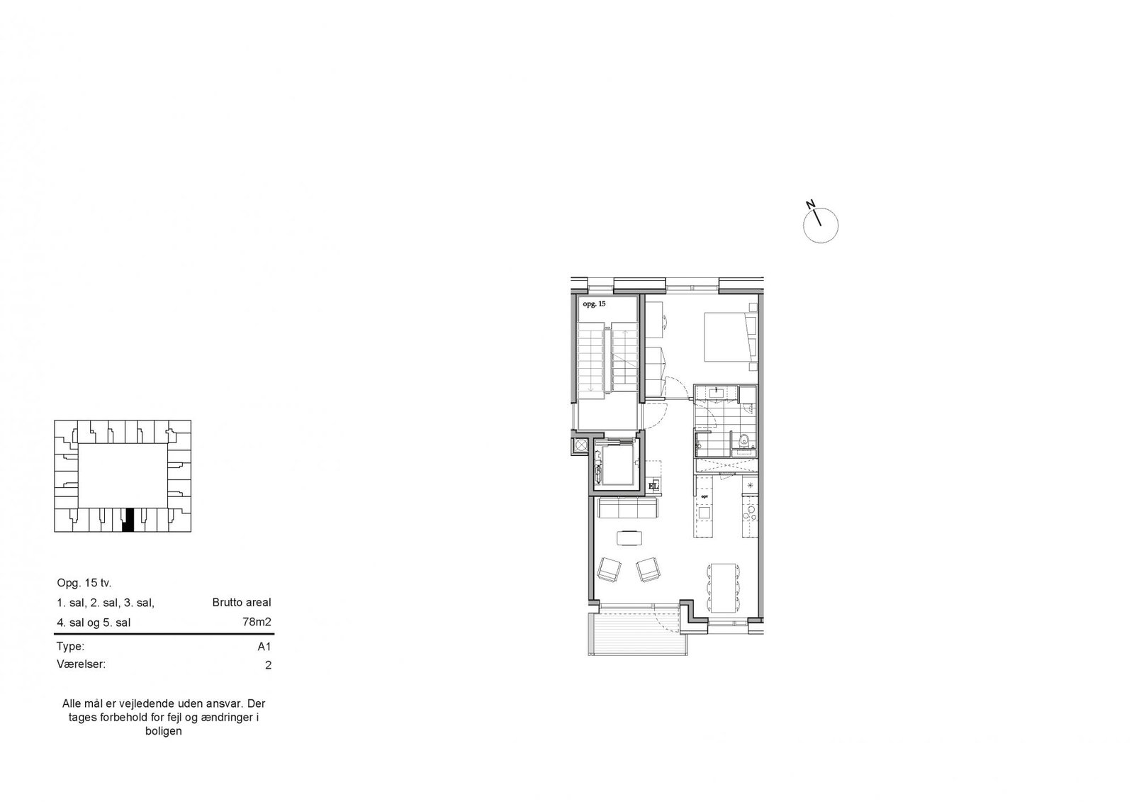 Visual presentation of the listing