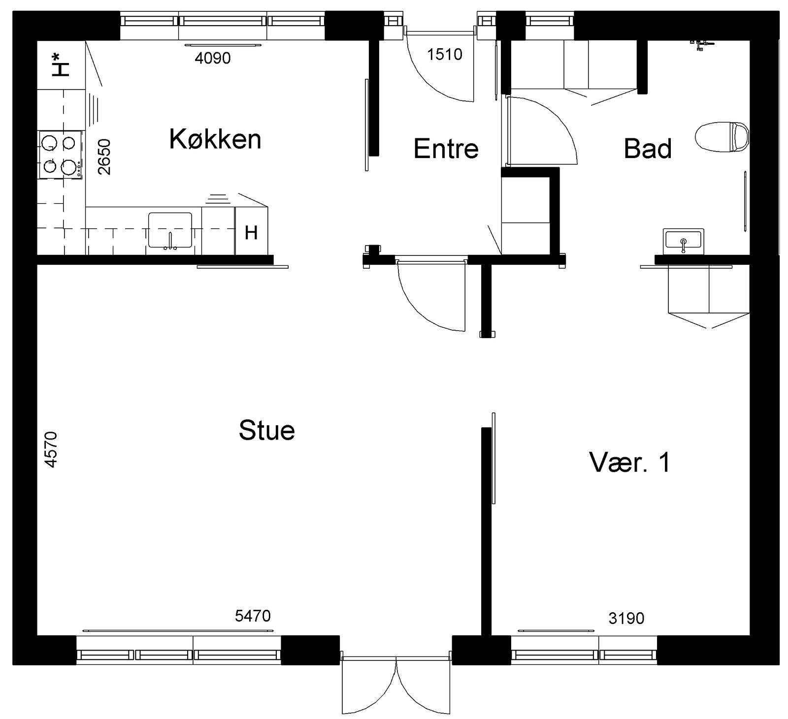 Visual presentation of the listing