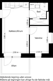 Visual presentation of the listing
