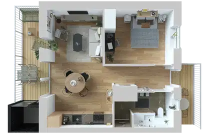 2-værelses lejlighed på 50 m² til leje i Aalborg – Rundvejen – billede 13