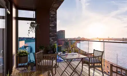 apartment Velkommen til Aksholm - en hverdag med udsigt til fjord og solnedgang