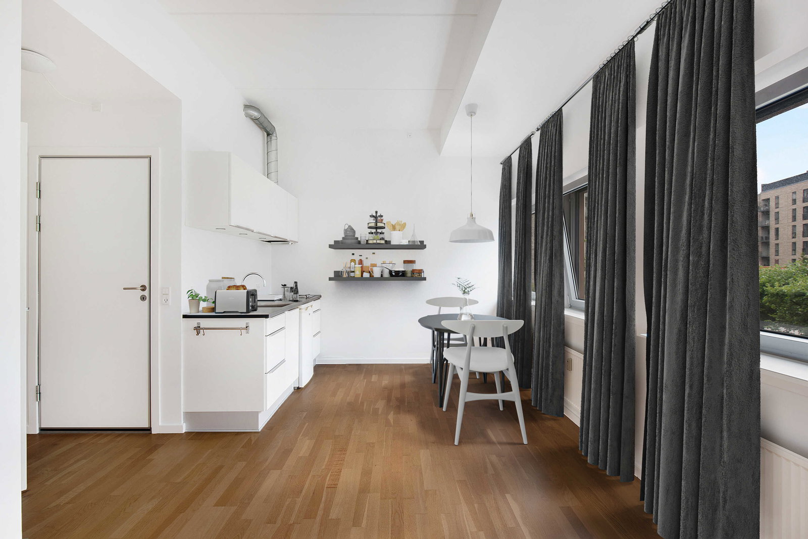 apartment Lys lejlighed i nyt bykvarter ved havneområde