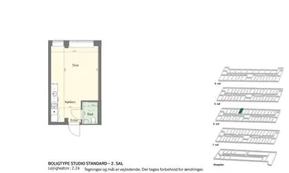 Visual presentation of the listing
