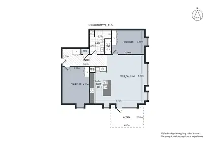 Visual presentation of the listing