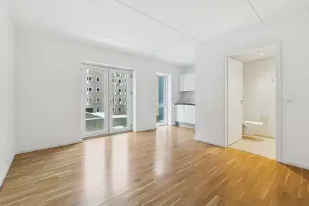 apartment 1-værelses lejlighed med altan på Lærkevej