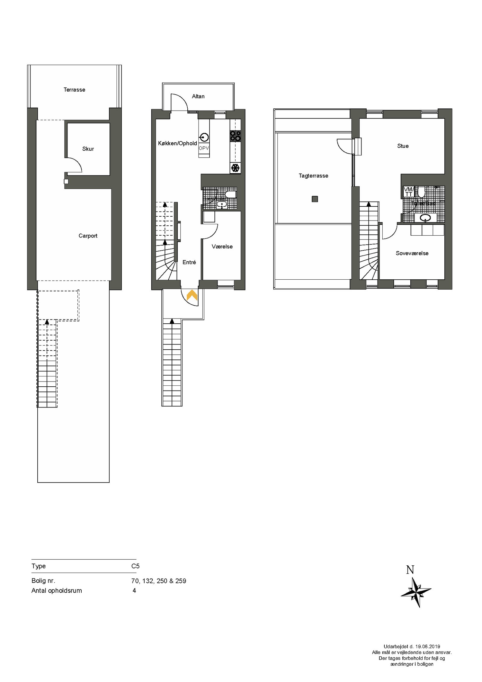 Visual presentation of the listing