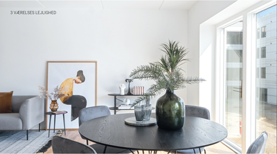 Lys 3-værelses lejlighed på 80 m² i Ballerup - Lautruphøj, Ballerup - 1