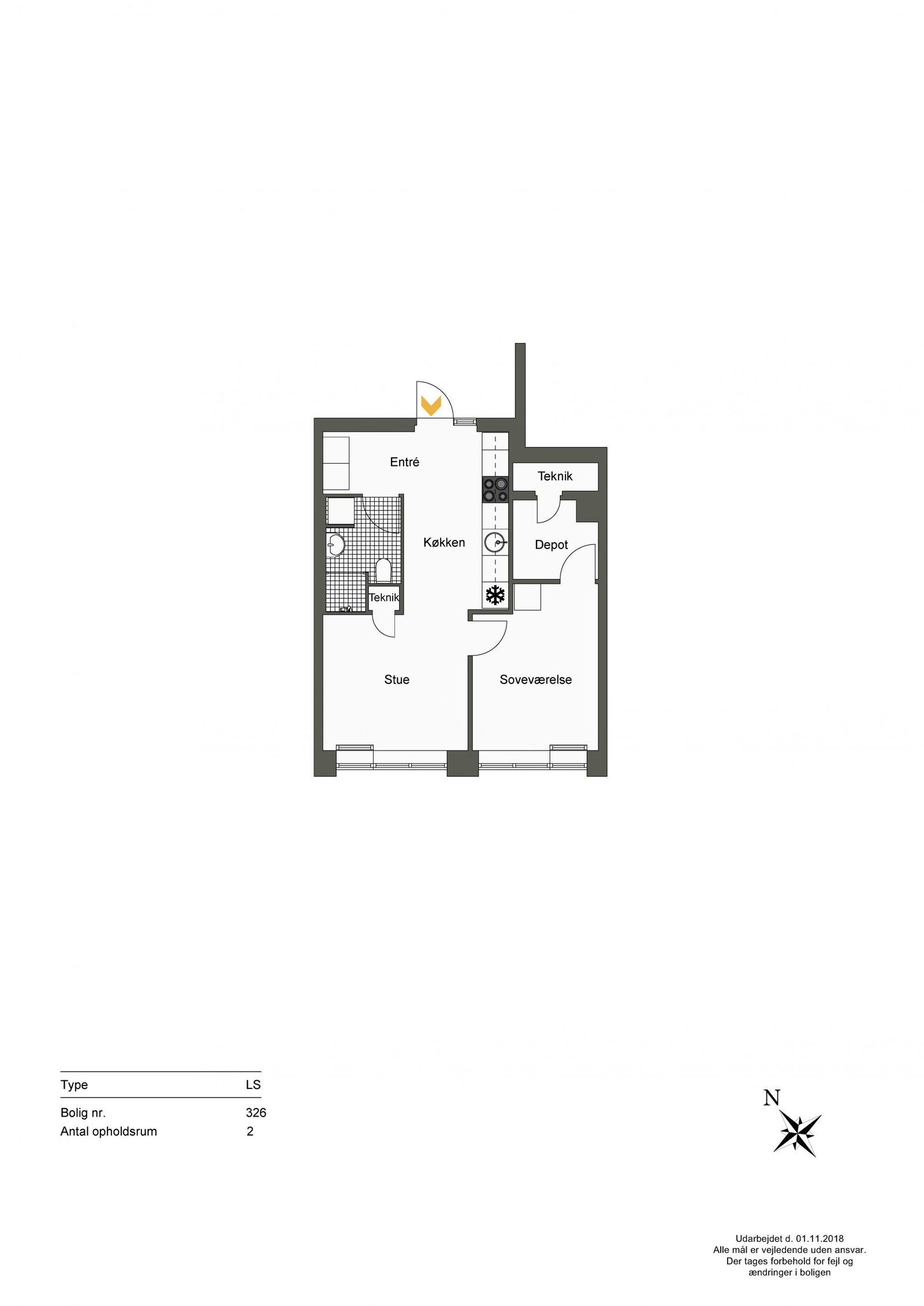 Visual presentation of the listing