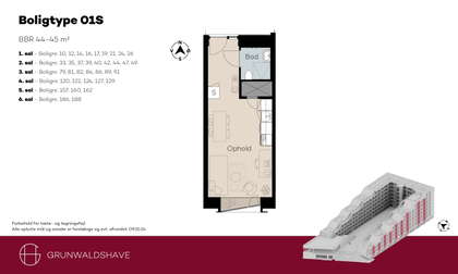 Visual presentation of the listing