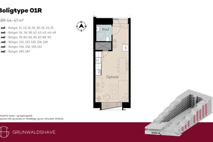 Visual presentation of the listing