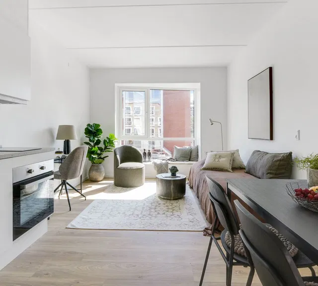 apartment 1-værelses lejlighed med eget køkken og badeværelse