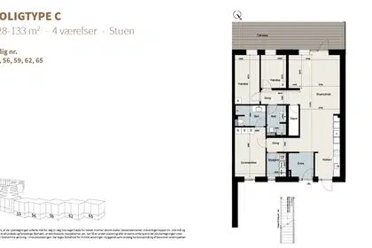 Visual presentation of the listing