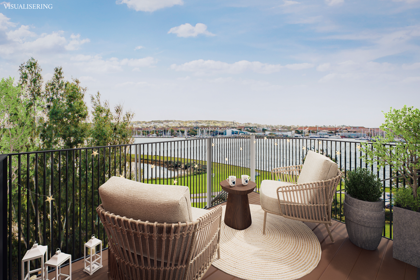 Visual presentation of the listing