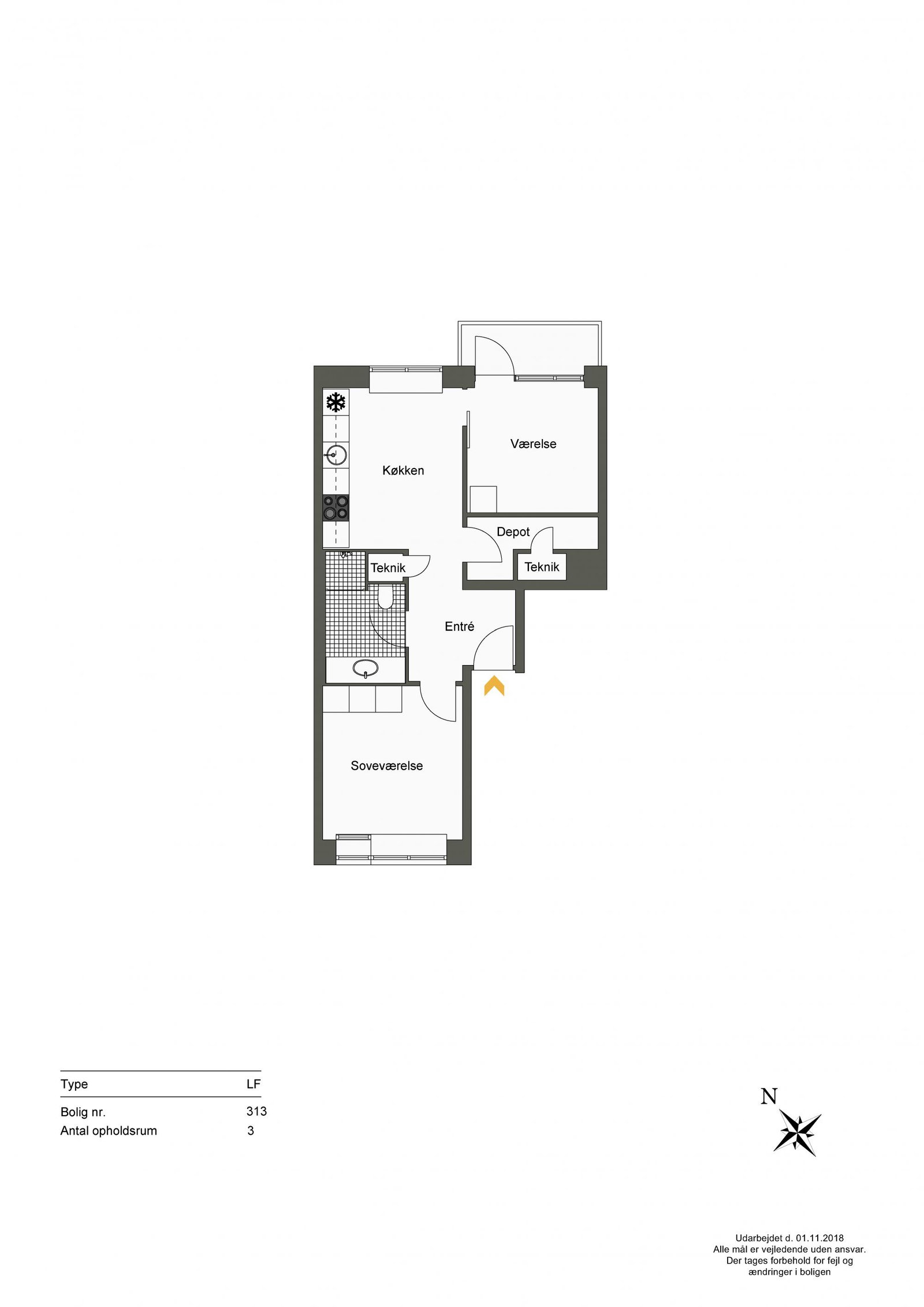 Visual presentation of the listing
