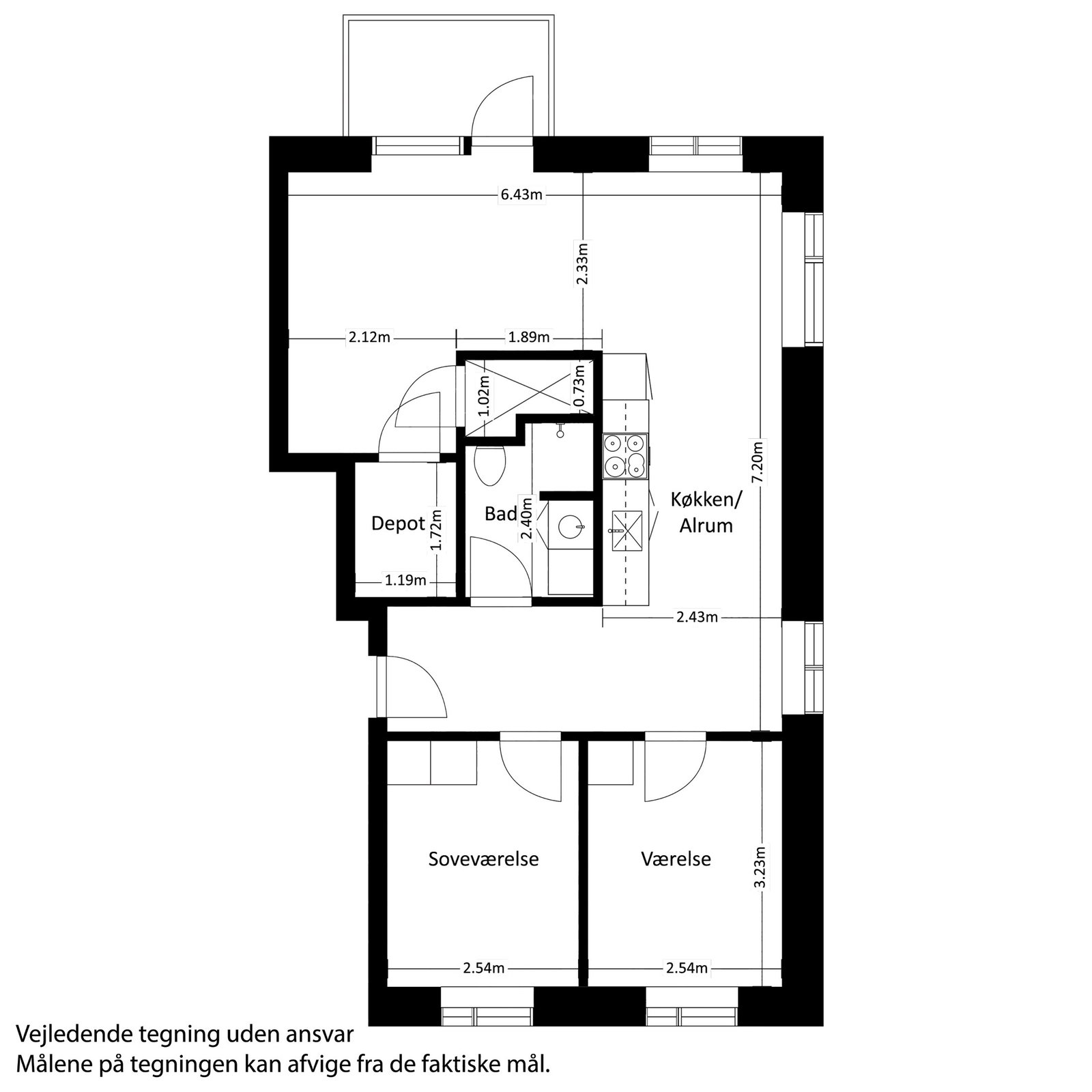 Visual presentation of the listing