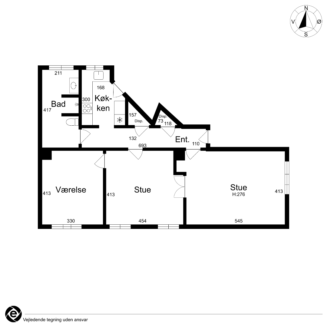 Visual presentation of the listing