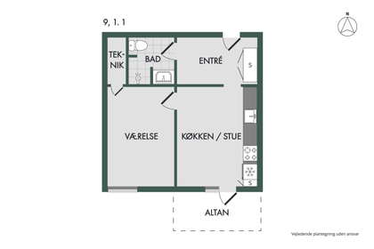 Visual presentation of the listing