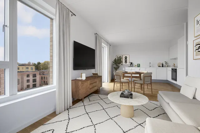 apartment Lys 2-værelses lejlighed i grønne Bellishus