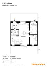 Visual presentation of the listing