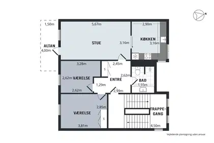 Visual presentation of the listing