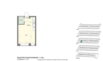 Visual presentation of the listing