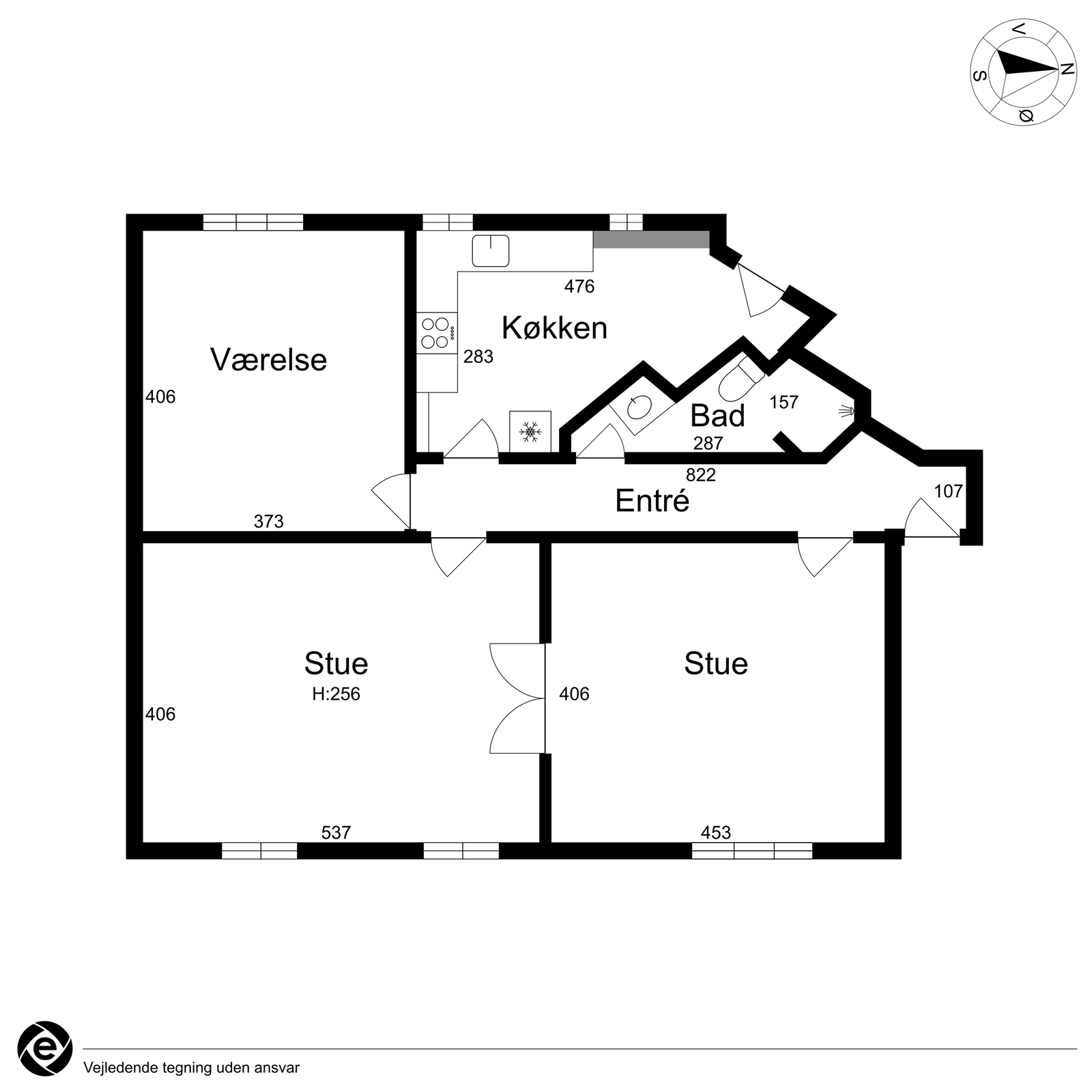 Visual presentation of the listing