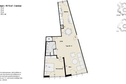 Visual presentation of the listing