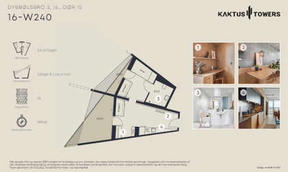 Visual presentation of the listing