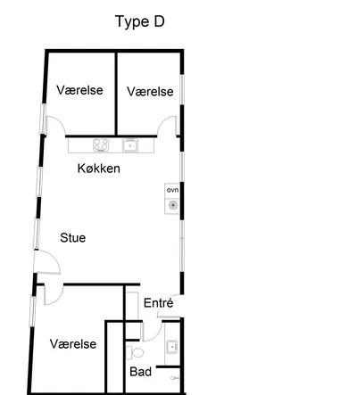 Bright 4-room apartment with roof terrace - Parmagade, København S - 3