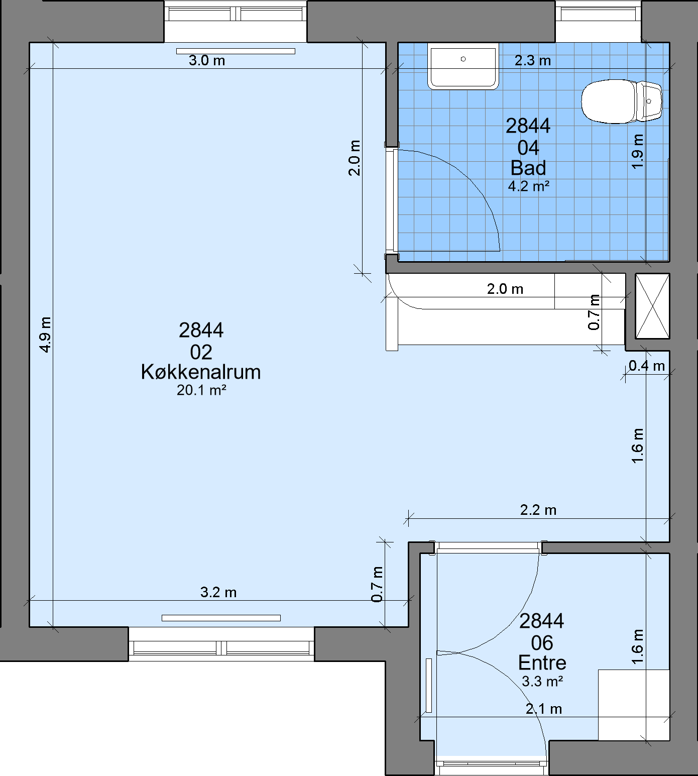 Visual presentation of the listing