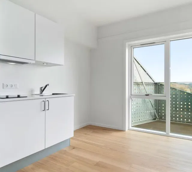 apartment Bright 2-room apartment with large private balcony