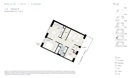 Visual presentation of the listing