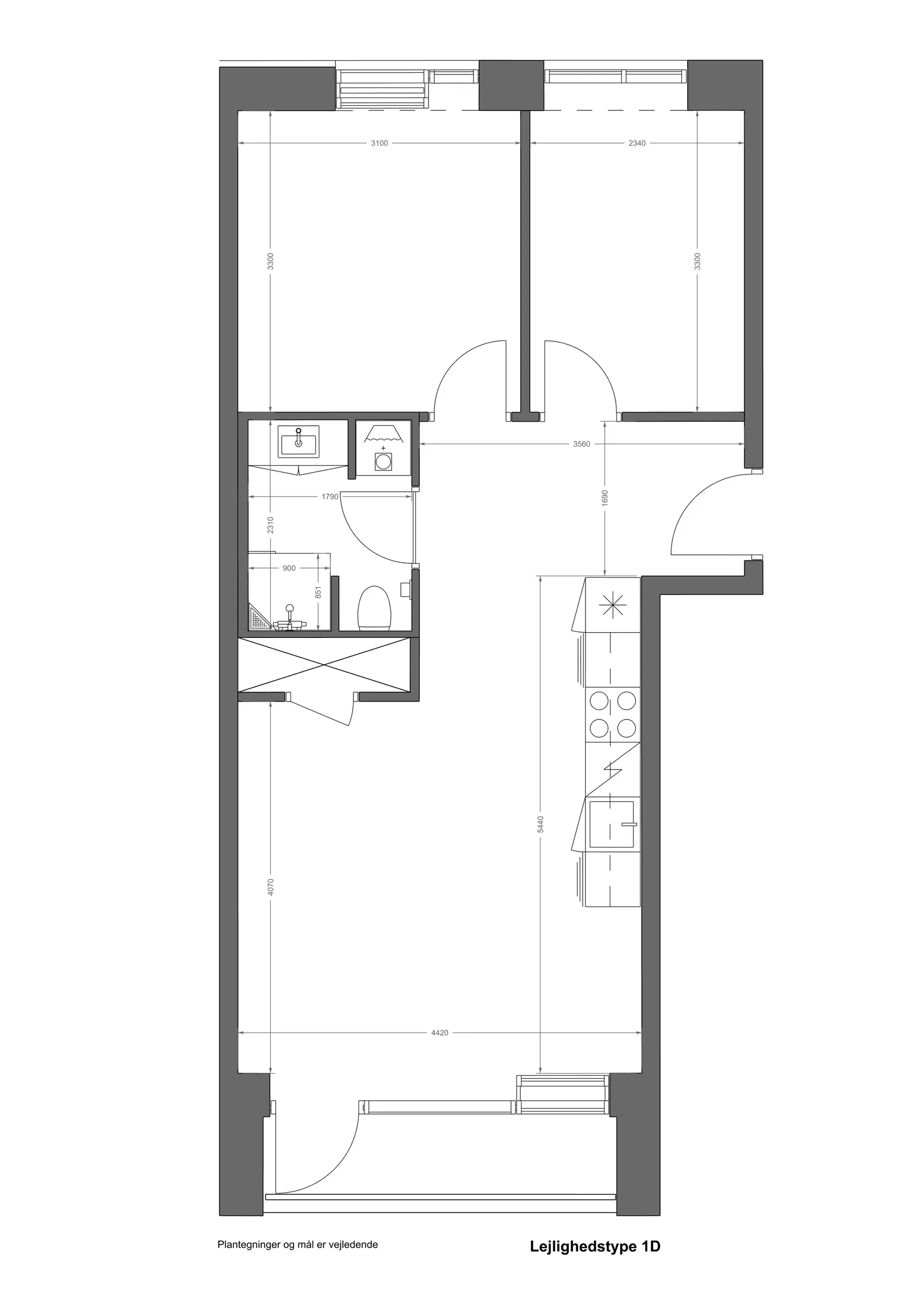 Visual presentation of the listing