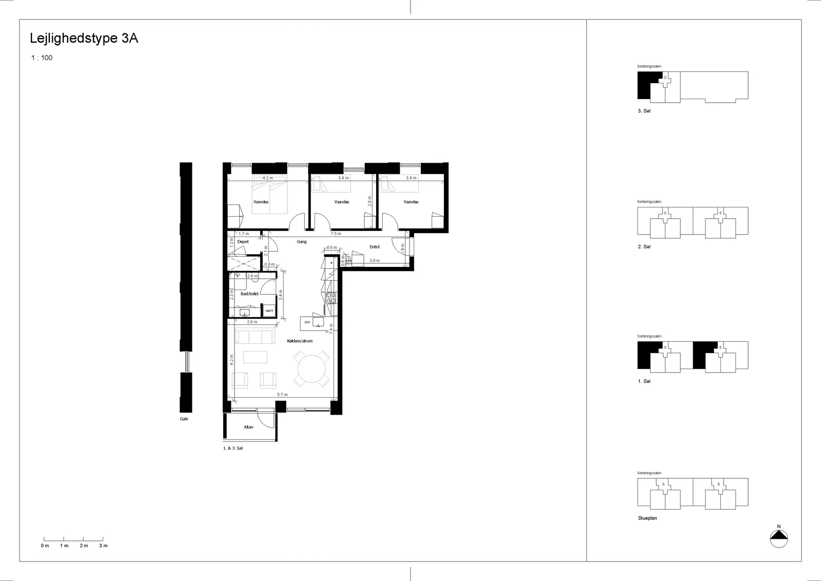 Visual presentation of the listing