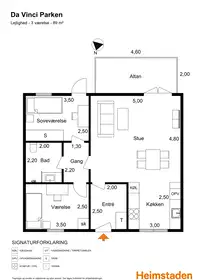 Visual presentation of the listing
